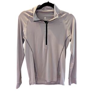 Born Primitive Lavender Quarter Zip Pullover Top XS Long Sleeve Stretch‎ Workout